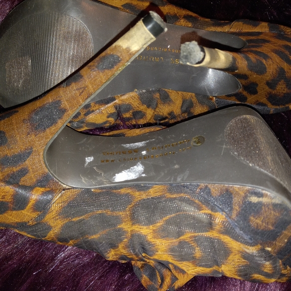 Cheetah Print Heels - Picture 5 of 6